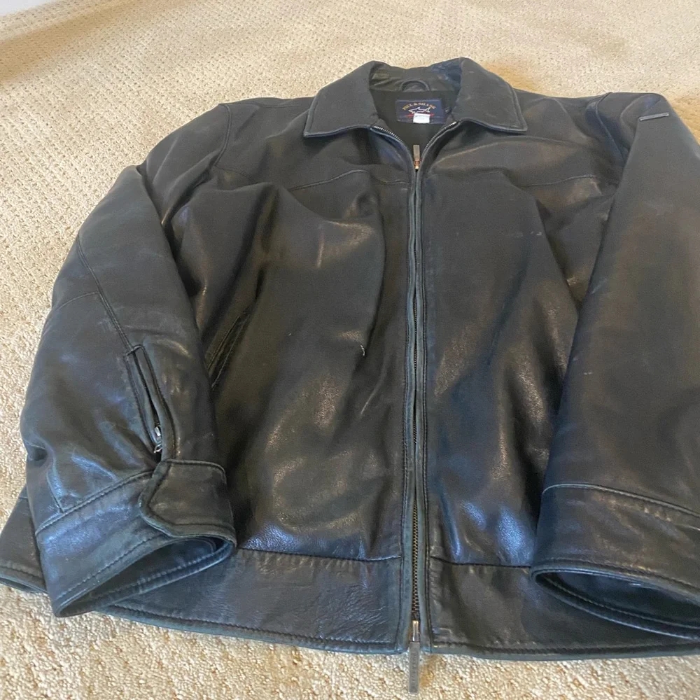 Men’s leather jacket - Picture 3 of 3